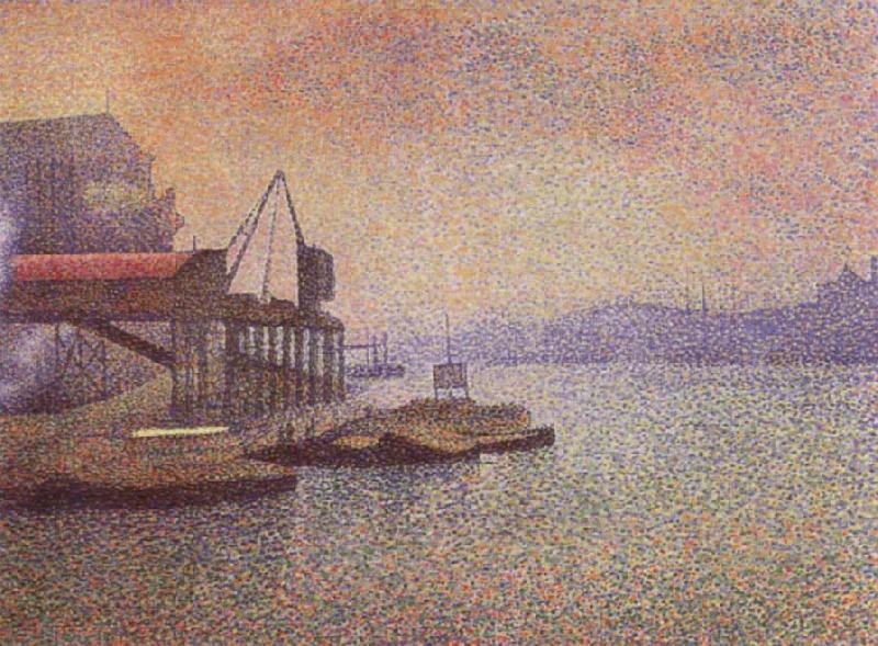 Georges Lemmen View of The thames oil painting image